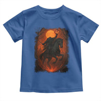 Scary Pumpkin Headless Horseman Halloween Toddler T Shirt - Wonder Print Shop