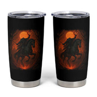 Scary Pumpkin Headless Horseman Halloween Tumbler Cup - Wonder Print Shop