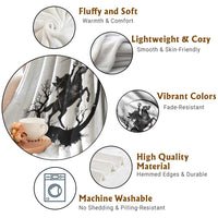 Headless Horseman Throw Blanket Retro Gothic Scary Pumpkin Moon Halloween Costume - Wonder Print Shop