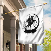 Headless Horseman Garden Flag Retro Gothic Scary Pumpkin Moon Halloween Costume - Wonder Print Shop