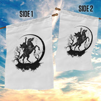 Headless Horseman Garden Flag Retro Gothic Scary Pumpkin Moon Halloween Costume - Wonder Print Shop