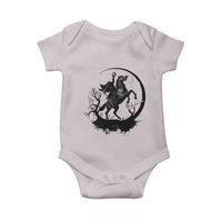 Headless Horseman Baby Onesie Retro Gothic Scary Pumpkin Moon Halloween Costume - Wonder Print Shop