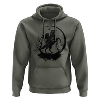 Headless Horseman Hoodie Retro Gothic Scary Pumpkin Moon Halloween Costume - Wonder Print Shop