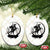 Headless Horseman Ceramic Ornament Retro Gothic Scary Pumpkin Moon Halloween Costume - Wonder Print Shop