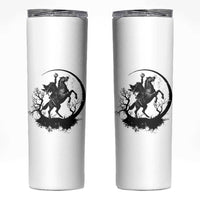 Headless Horseman Skinny Tumbler Retro Gothic Scary Pumpkin Moon Halloween Costume - Wonder Print Shop