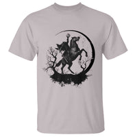 Headless Horseman T Shirt Retro Gothic Scary Pumpkin Moon Halloween Costume - Wonder Print Shop