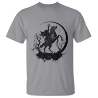 Headless Horseman T Shirt Retro Gothic Scary Pumpkin Moon Halloween Costume - Wonder Print Shop