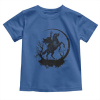 Headless Horseman Toddler T Shirt Retro Gothic Scary Pumpkin Moon Halloween Costume - Wonder Print Shop