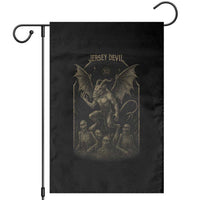 Jersey Devil Garden Flag Vintage Weird Creepy Creature Leeds Devil - Wonder Print Shop
