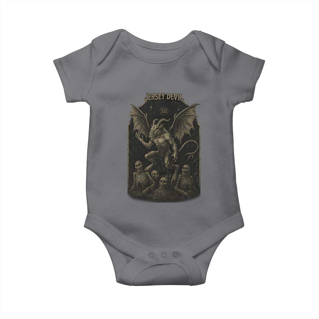 Jersey Devil Baby Onesie Vintage Weird Creepy Creature Leeds Devil - Wonder Print Shop