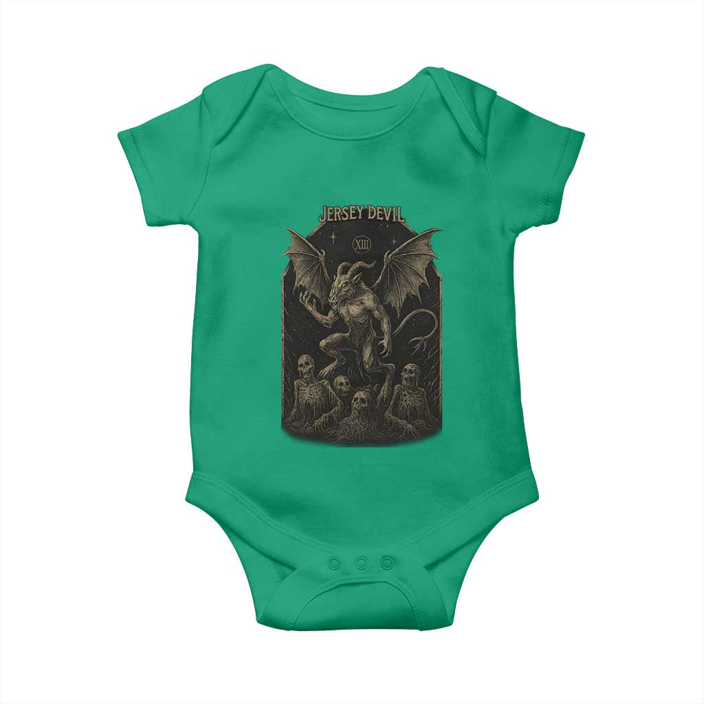 Jersey Devil Baby Onesie Vintage Weird Creepy Creature Leeds Devil - Wonder Print Shop