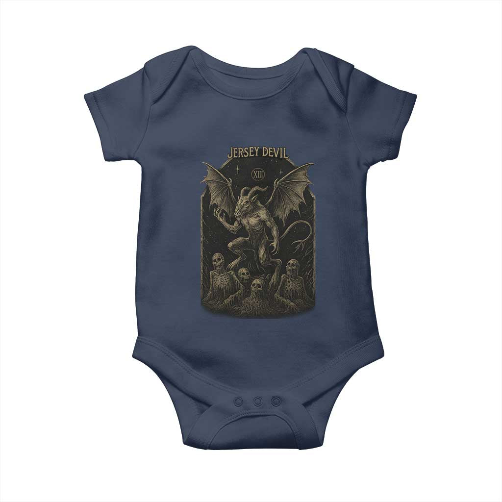 Jersey Devil Baby Onesie Vintage Weird Creepy Creature Leeds Devil - Wonder Print Shop