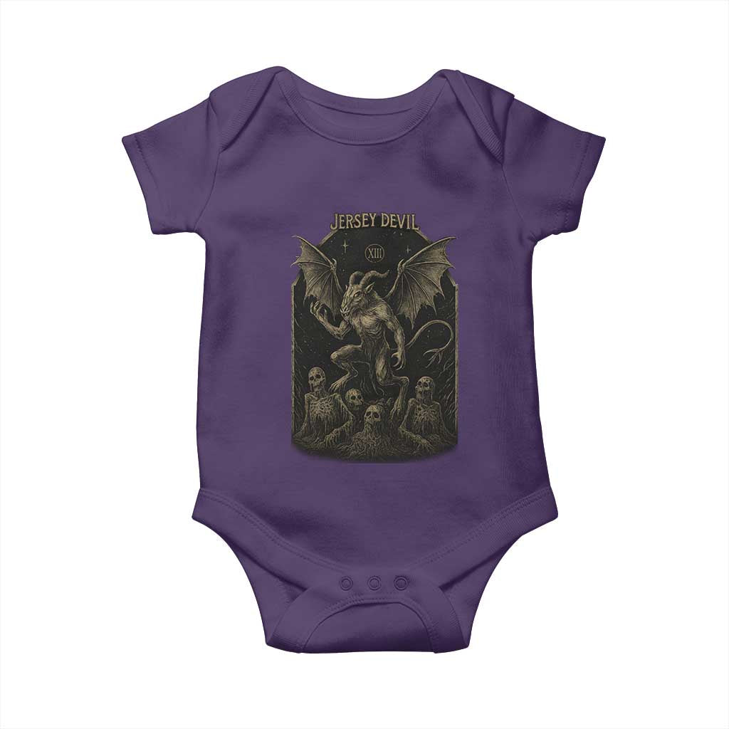 Jersey Devil Baby Onesie Vintage Weird Creepy Creature Leeds Devil - Wonder Print Shop