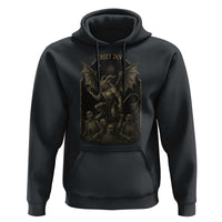 Jersey Devil Hoodie Vintage Weird Creepy Creature Leeds Devil - Wonder Print Shop