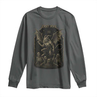 Jersey Devil Long Sleeve Shirt Vintage Weird Creepy Creature Leeds Devil - Wonder Print Shop