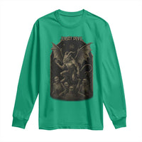 Jersey Devil Long Sleeve Shirt Vintage Weird Creepy Creature Leeds Devil - Wonder Print Shop