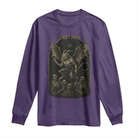 Jersey Devil Long Sleeve Shirt Vintage Weird Creepy Creature Leeds Devil - Wonder Print Shop