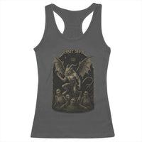 Jersey Devil Racerback Tank Top Vintage Weird Creepy Creature Leeds Devil - Wonder Print Shop