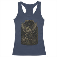 Jersey Devil Racerback Tank Top Vintage Weird Creepy Creature Leeds Devil - Wonder Print Shop