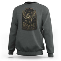 Jersey Devil Sweatshirt Vintage Weird Creepy Creature Leeds Devil - Wonder Print Shop