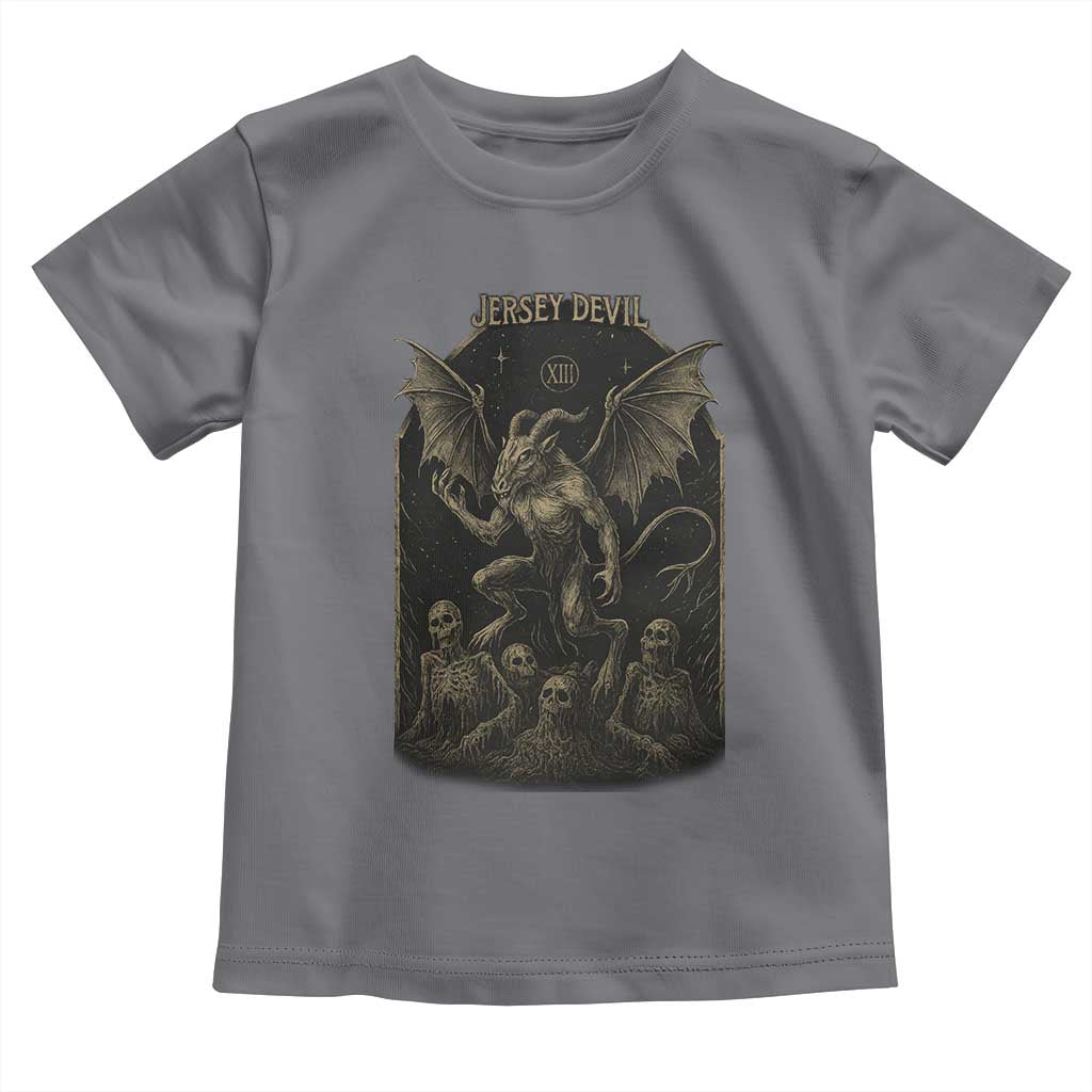 Jersey Devil Toddler T Shirt Vintage Weird Creepy Creature Leeds Devil - Wonder Print Shop
