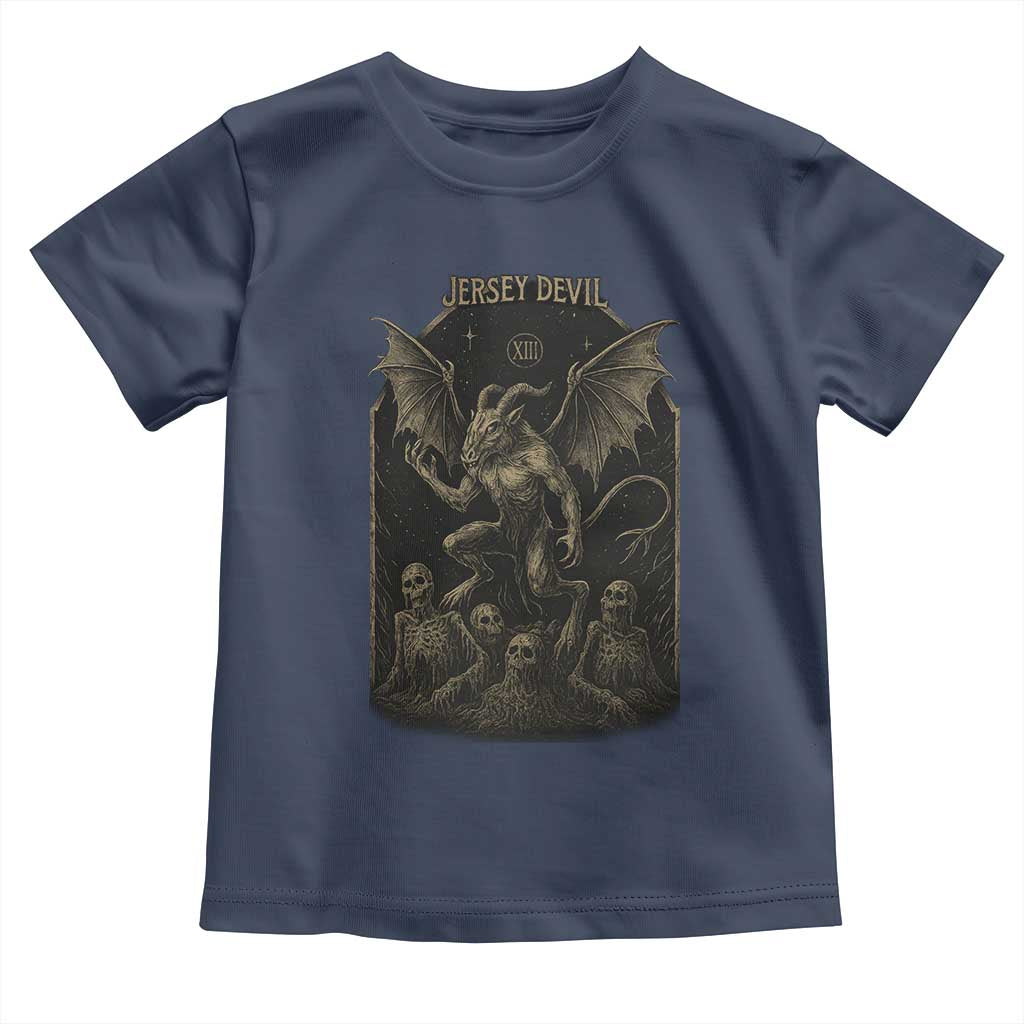 Jersey Devil Toddler T Shirt Vintage Weird Creepy Creature Leeds Devil - Wonder Print Shop