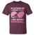 In October We Wear Pink Football Breast Cancer Awareness T Shirt Pink Ribbon Checkered Game Day - Wonder Print Shop