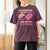 In October We Wear Pink Football Breast Cancer Awareness T Shirt For Women Pink Ribbon Checkered Game Day - Wonder Print Shop