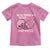 In October We Wear Pink Football Breast Cancer Awareness Toddler T Shirt Pink Ribbon Checkered Game Day - Wonder Print Shop