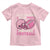 In October We Wear Pink Football Breast Cancer Awareness Toddler T Shirt Pink Ribbon Checkered Game Day - Wonder Print Shop