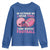 In October We Wear Pink Football Breast Cancer Awareness Youth Sweatshirt Pink Ribbon Checkered Game Day - Wonder Print Shop