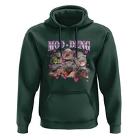 Funny Moo-Deng Baby Pygmy Hippo Hoodie Cute Zoo For Family