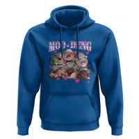 Funny Moo-Deng Baby Pygmy Hippo Hoodie Cute Zoo For Family