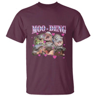 Funny Moo-Deng Baby Pygmy Hippo T Shirt Cute Zoo For Family - Wonder Print Shop