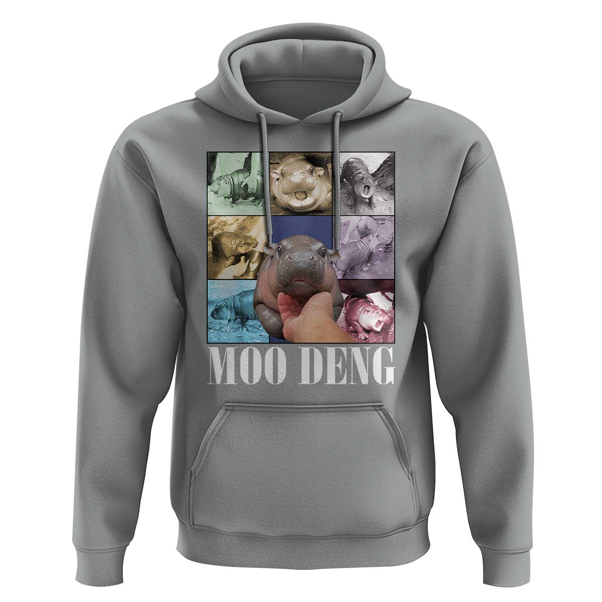 Funny Moo-Deng Baby Pygmy Hippo Cute Zoo For Family Hoodie Gifts For Girls Women