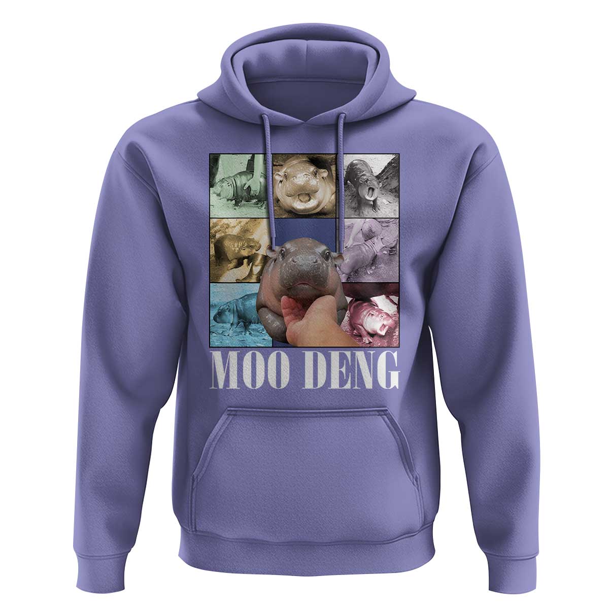 Funny Moo-Deng Baby Pygmy Hippo Cute Zoo For Family Hoodie Gifts For Girls Women
