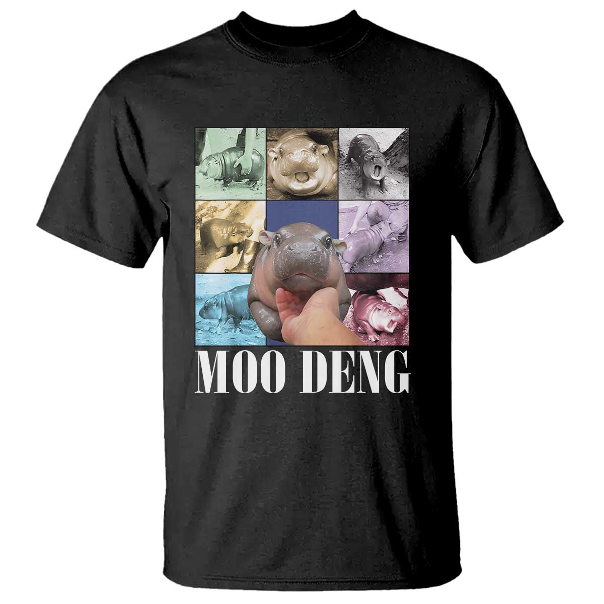 Funny Moo-Deng Baby Pygmy Hippo Cute Zoo For Family T Shirt Gifts For Girls Women - Wonder Print Shop