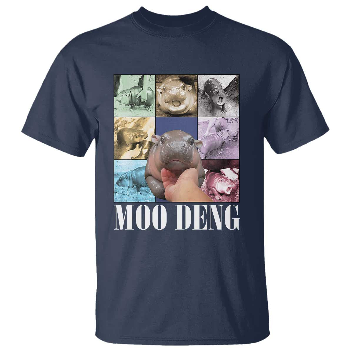Funny Moo-Deng Baby Pygmy Hippo Cute Zoo For Family T Shirt Gifts For Girls Women - Wonder Print Shop