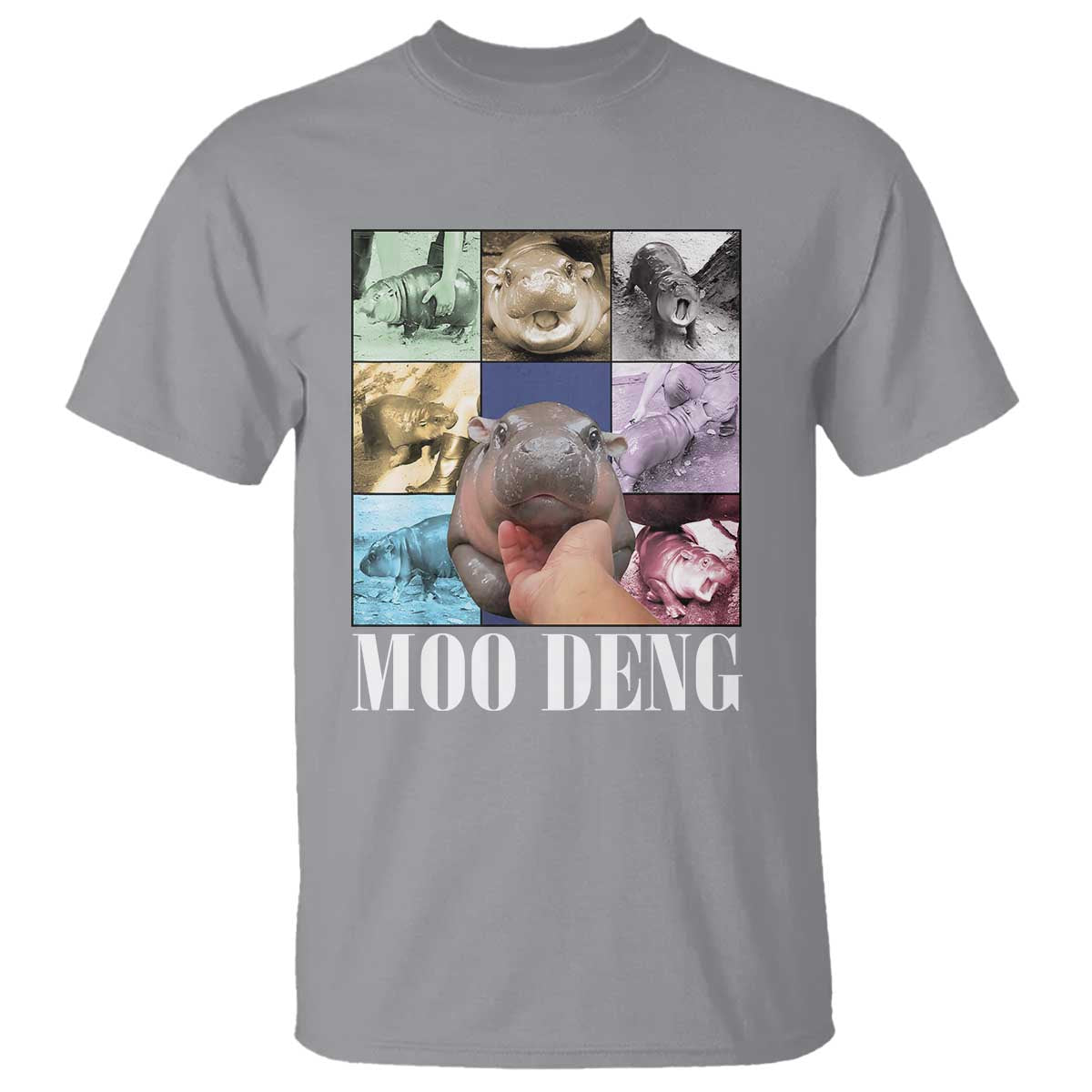 Funny Moo-Deng Baby Pygmy Hippo Cute Zoo For Family T Shirt Gifts For Girls Women - Wonder Print Shop