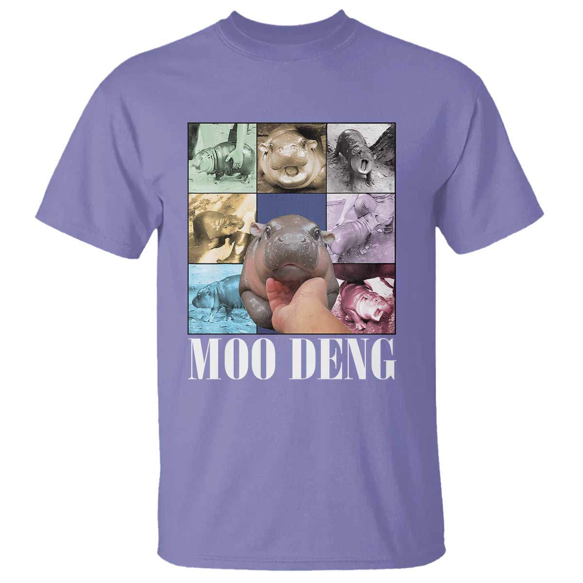 Funny Moo-Deng Baby Pygmy Hippo Cute Zoo For Family T Shirt Gifts For Girls Women - Wonder Print Shop