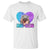 Funny Moo-Deng Baby Pygmy Hippo T Shirt Heart Shape Cute Zoo For Family - Wonder Print Shop