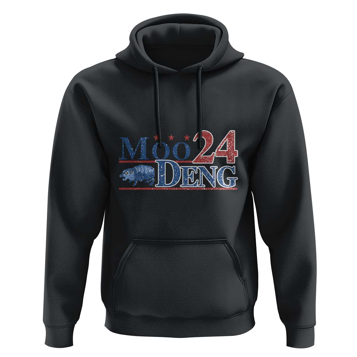 Moo-Deng for President 2024 Hoodie Funny Baby Hippo Cute Zoo For Family