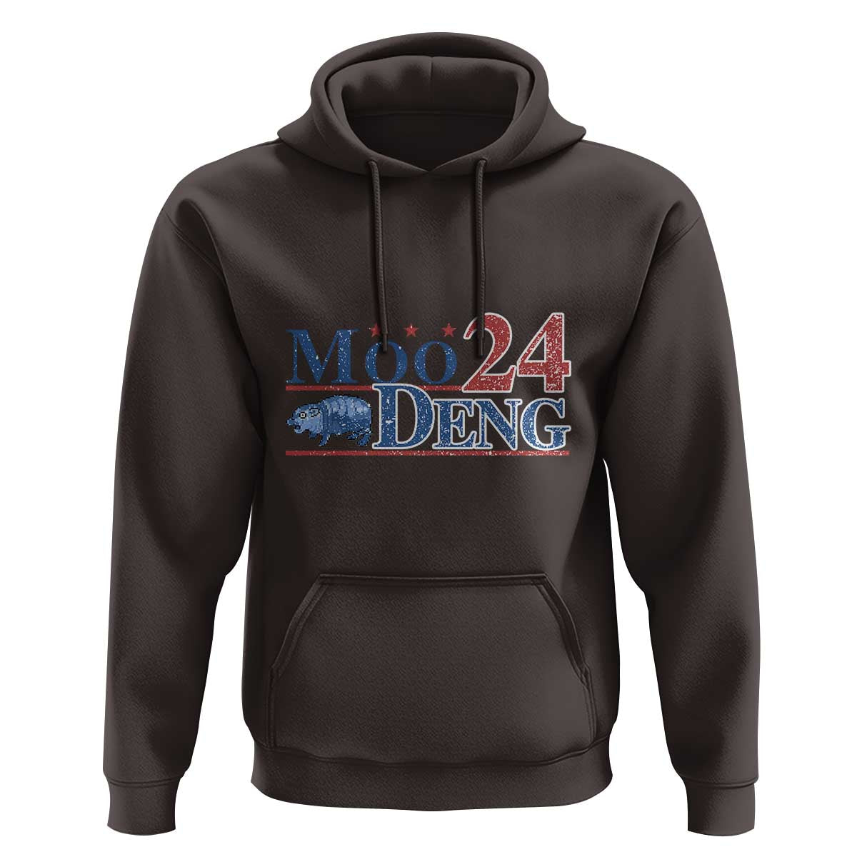 Moo-Deng for President 2024 Hoodie Funny Baby Hippo Cute Zoo For Family