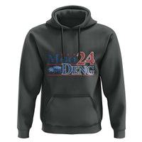 Moo-Deng for President 2024 Hoodie Funny Baby Hippo Cute Zoo For Family