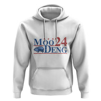 Moo-Deng for President 2024 Hoodie Funny Baby Hippo Cute Zoo For Family