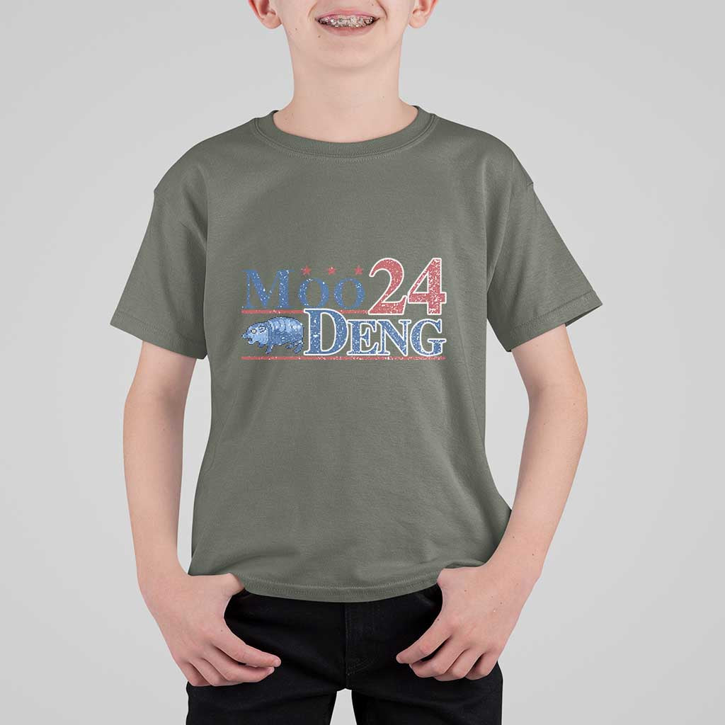 Moo-Deng for President 2024 T Shirt For Kid Funny Baby Hippo Cute Zoo For Family - Wonder Print Shop