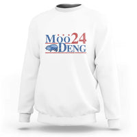 Moo-Deng for President 2024 Sweatshirt Funny Baby Hippo Cute Zoo For Family - Wonder Print Shop