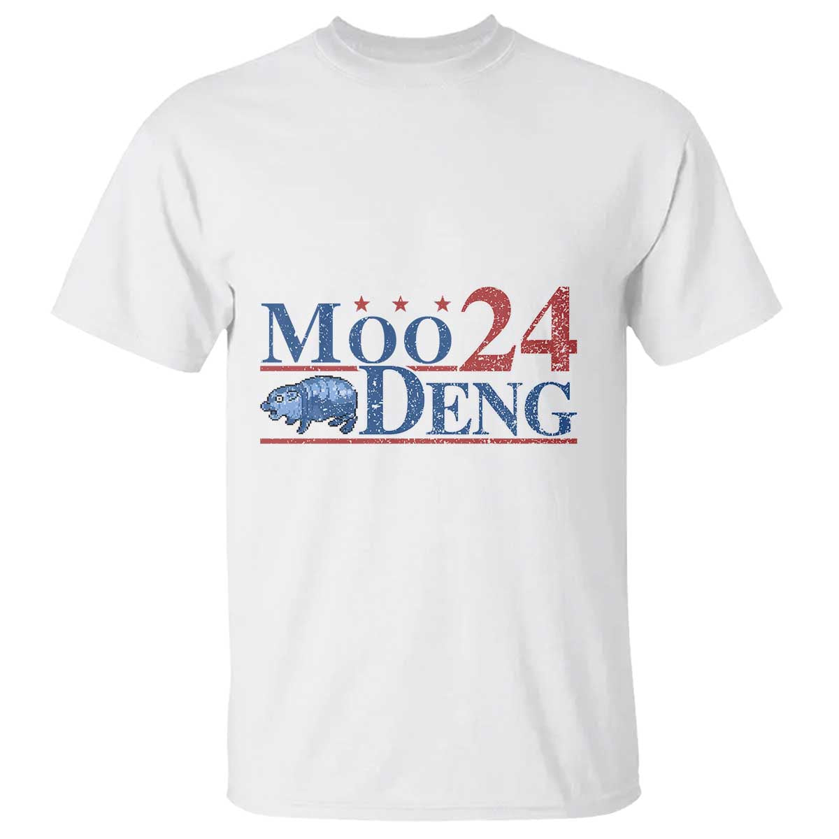 Moo-Deng for President 2024 T Shirt Funny Baby Hippo Cute Zoo For Family - Wonder Print Shop