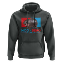 Funny Moo-Deng Baby Pygmy Hippo Hoodie Moo Deng for President 2024 Cute Zoo For Family