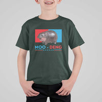 Funny Moo-Deng Baby Pygmy Hippo T Shirt For Kid Moo Deng for President 2024 Cute Zoo For Family - Wonder Print Shop
